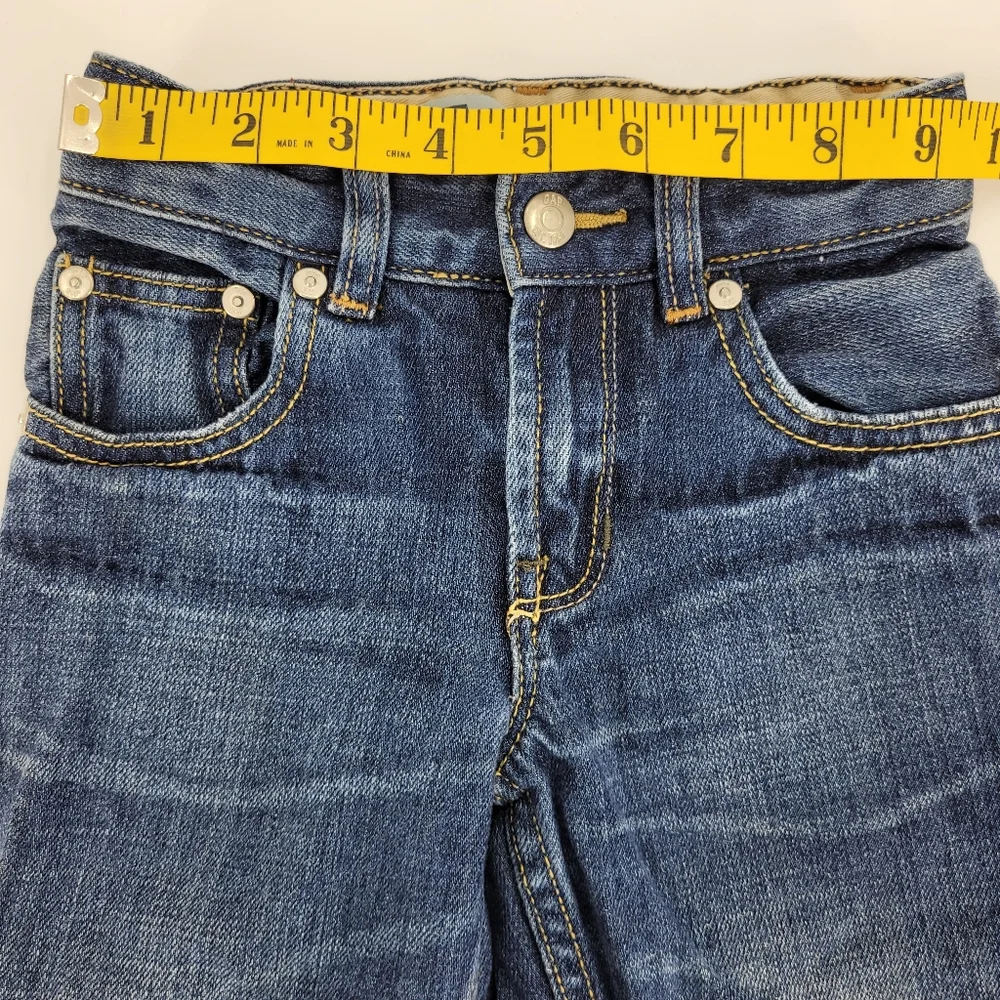 Gap Baby Toddler Jeans Size 2T Distressed Loose Fit Denim Adjustable Waist